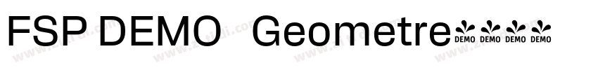 FSP DEMO   Geometre字体转换